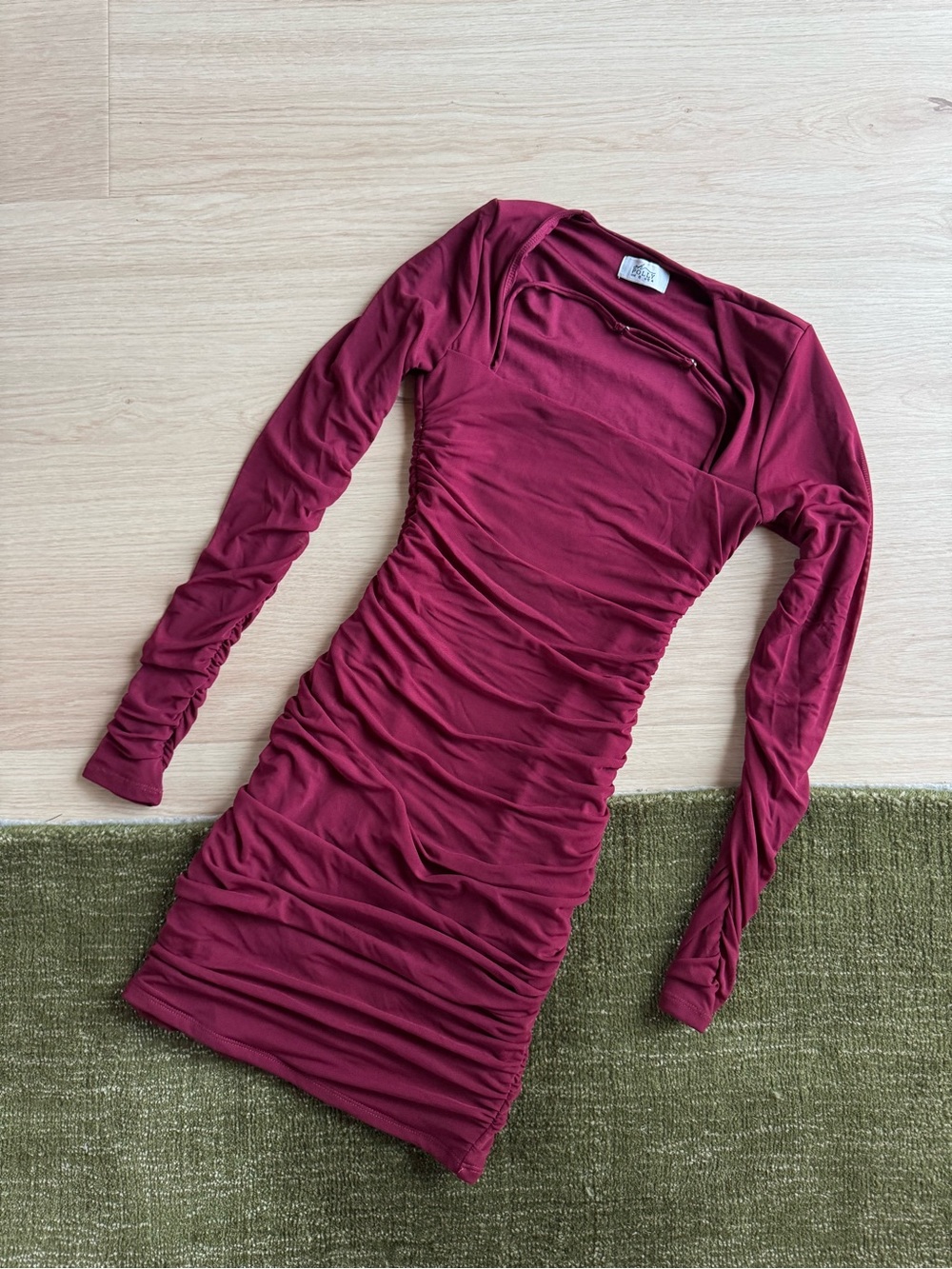 Oh Polly Eternity Ruched Dress